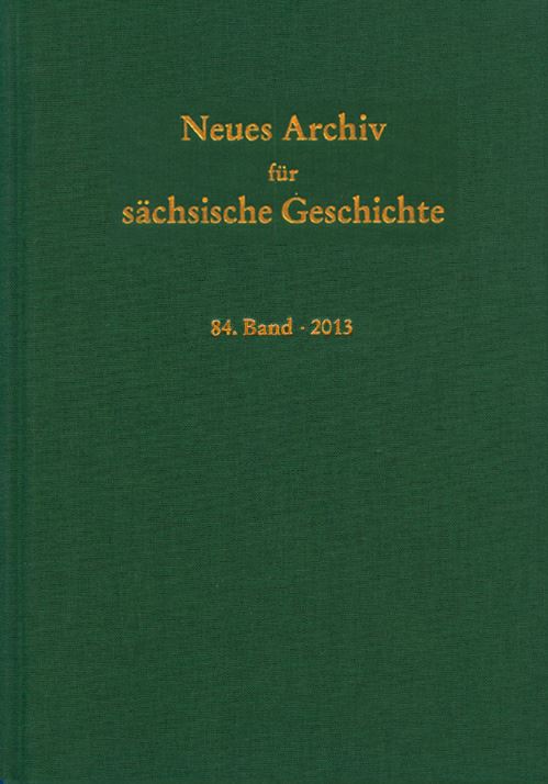 Cover des Neuen Archiv für sächsische Geschichte