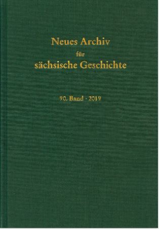 Cover des Neuen Archiv für sächsische Geschichte