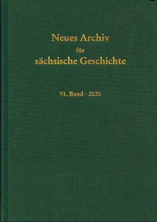 Cover des Neuen Archiv für sächsische Geschichte