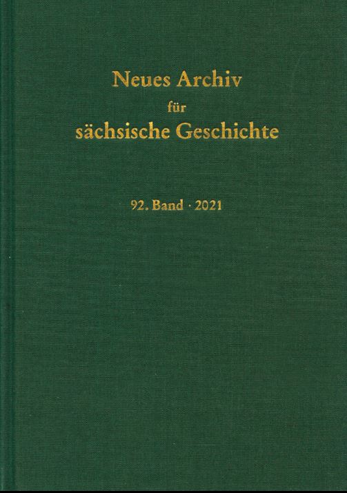 Cover des Neuen Archiv für sächsische Geschichte